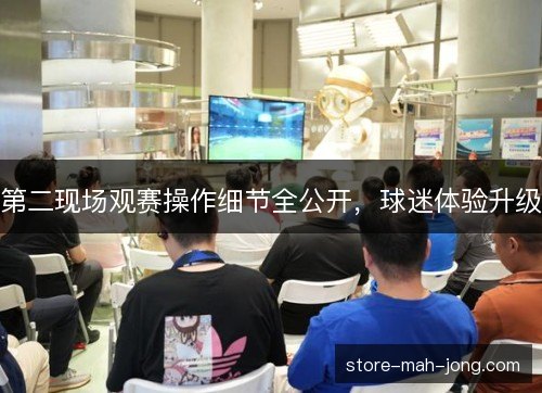 第二现场观赛操作细节全公开，球迷体验升级